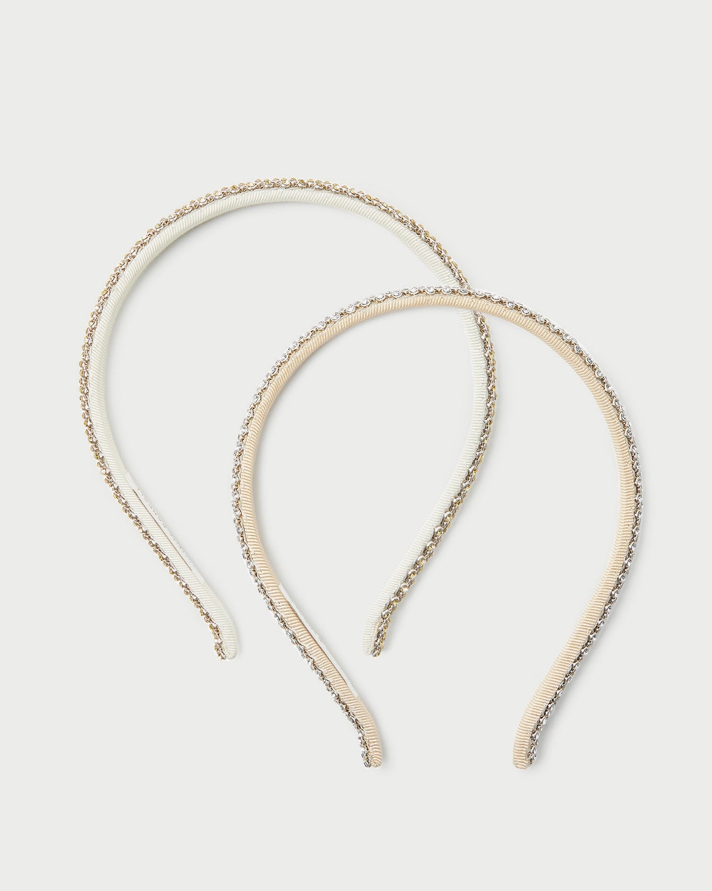 Anya Gold/Hay Skinny Headband Set
