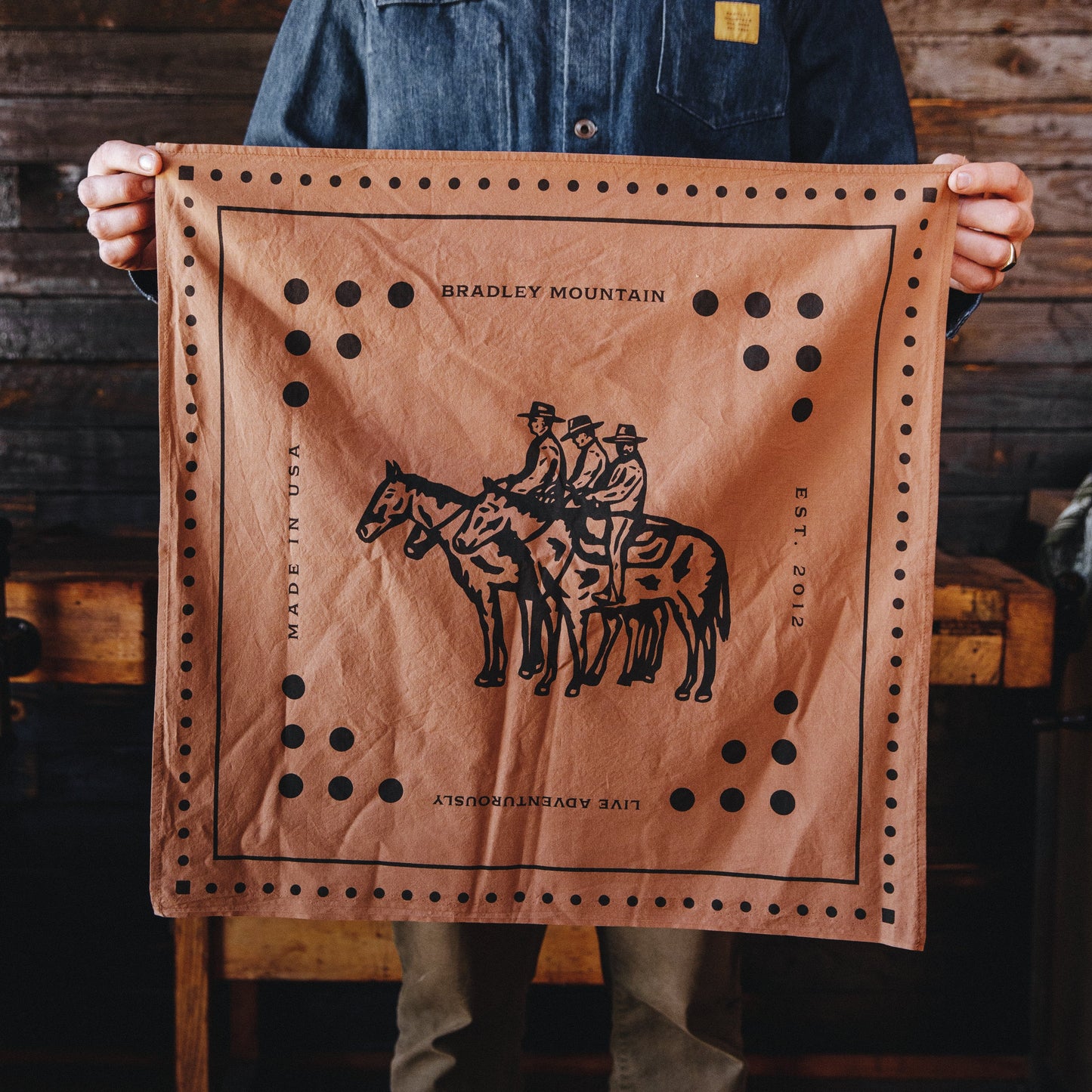 Wrangler Bandana - Tobacco