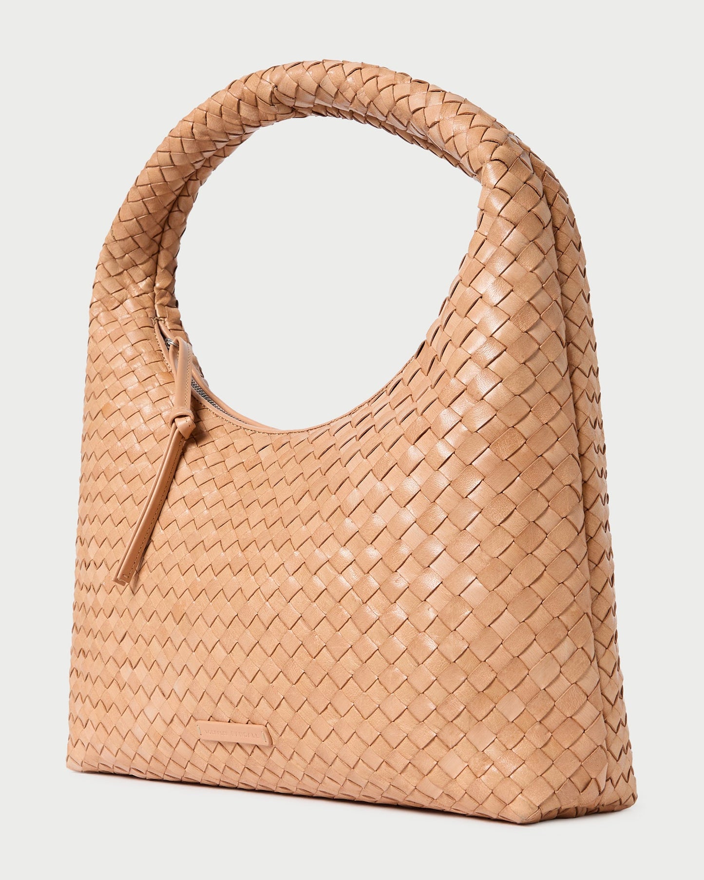 Willow Desert Sand Woven Hobo Bag