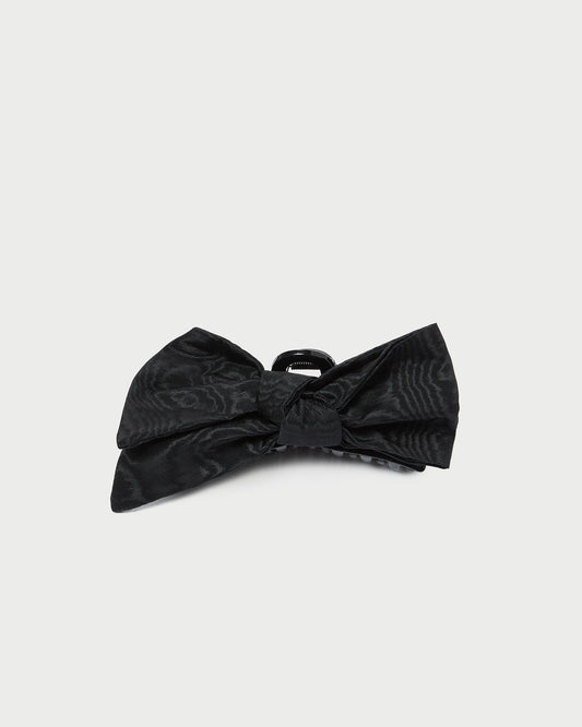 Anika Black Bow Claw Clip