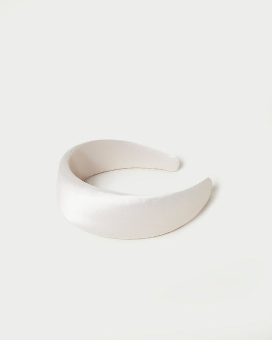 Bellamy Cream Satin Headband