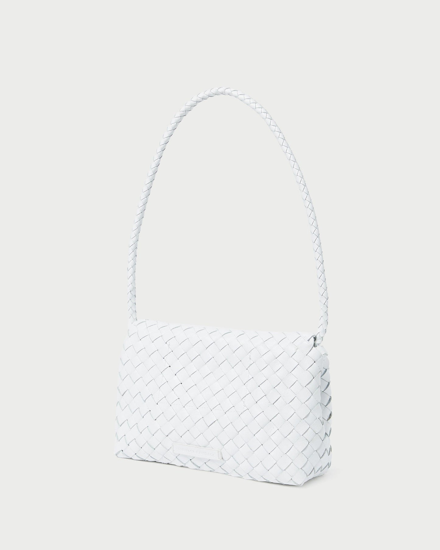 Billie White Leather Shoulder Bag