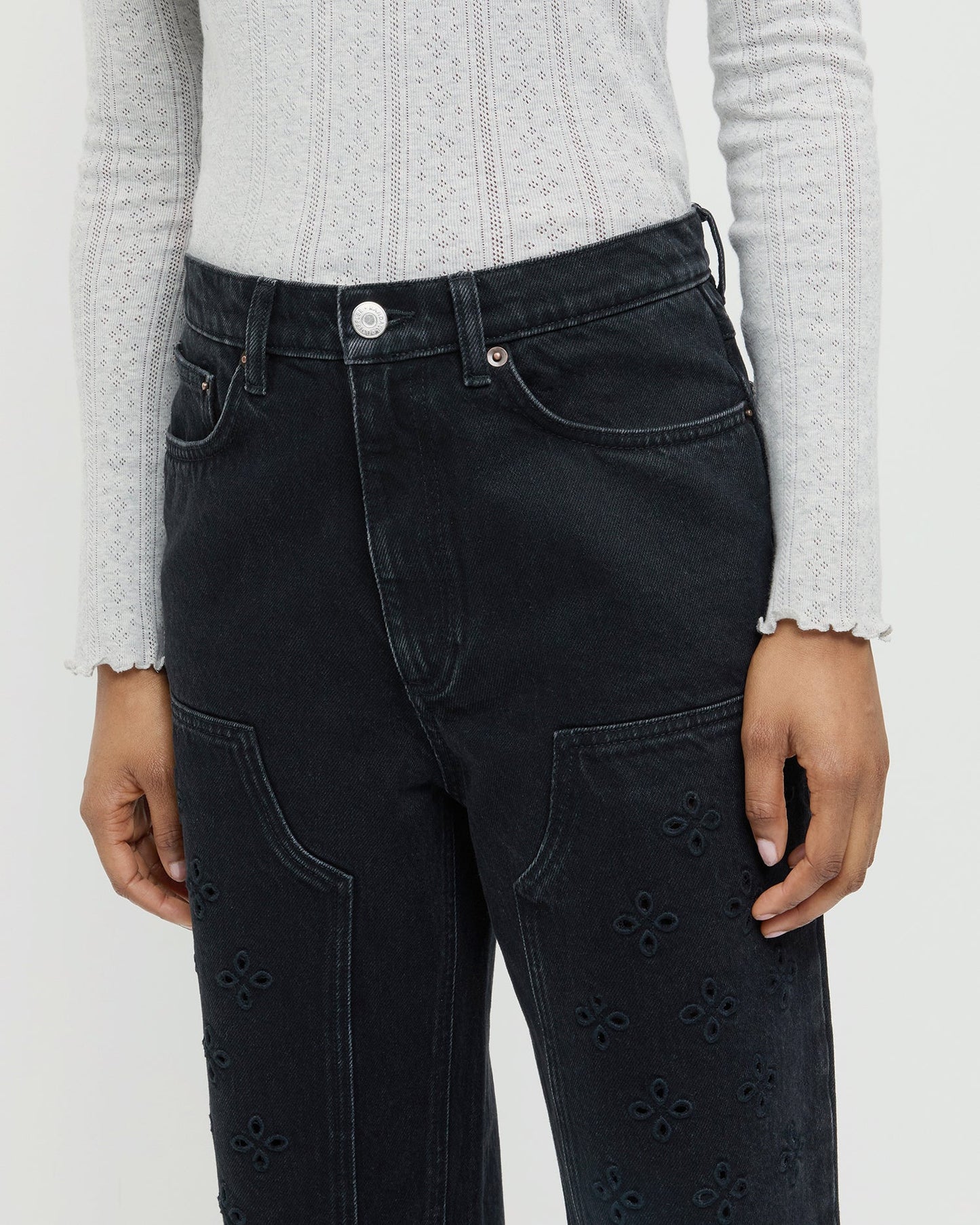 Demi Embroidered Pant