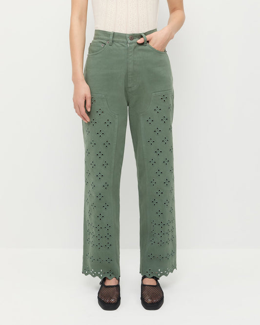 Demi Embroidered Pant