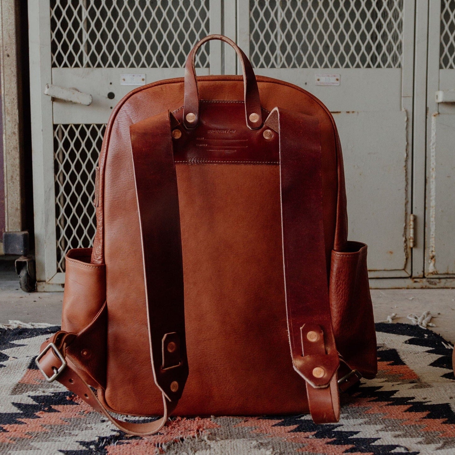 Leather Rover Backpack - Walnut