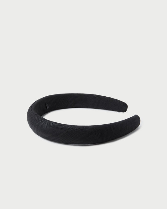 Marina Black Puffy Headband