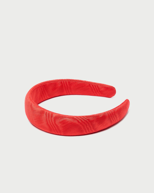 Marina Red Puffy Headband