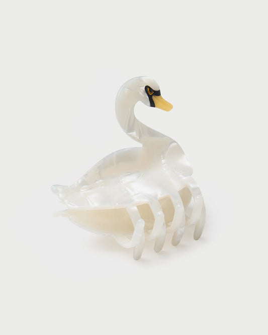 Swan Pearl Hairclip