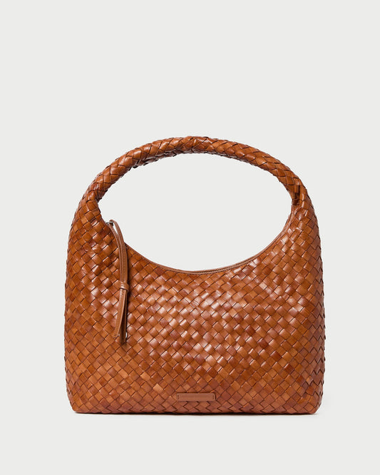 Willow Timber Woven Hobo Bag