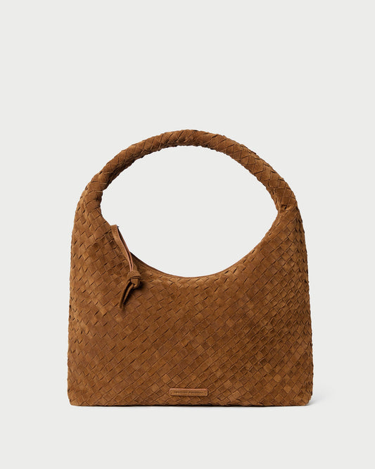 Willow Cacao Woven Hobo Bag