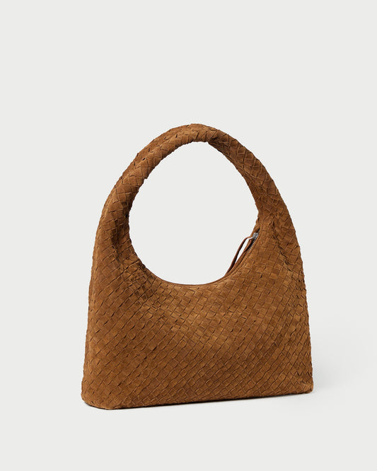 Willow Cacao Woven Hobo Bag