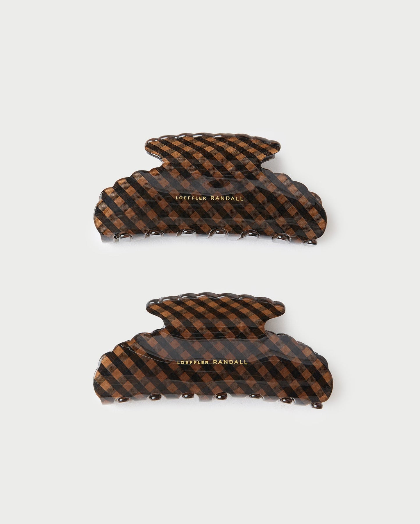 Yuri Brown/Black Hair Clip Set